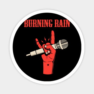 BURNING RAIN BAND Magnet